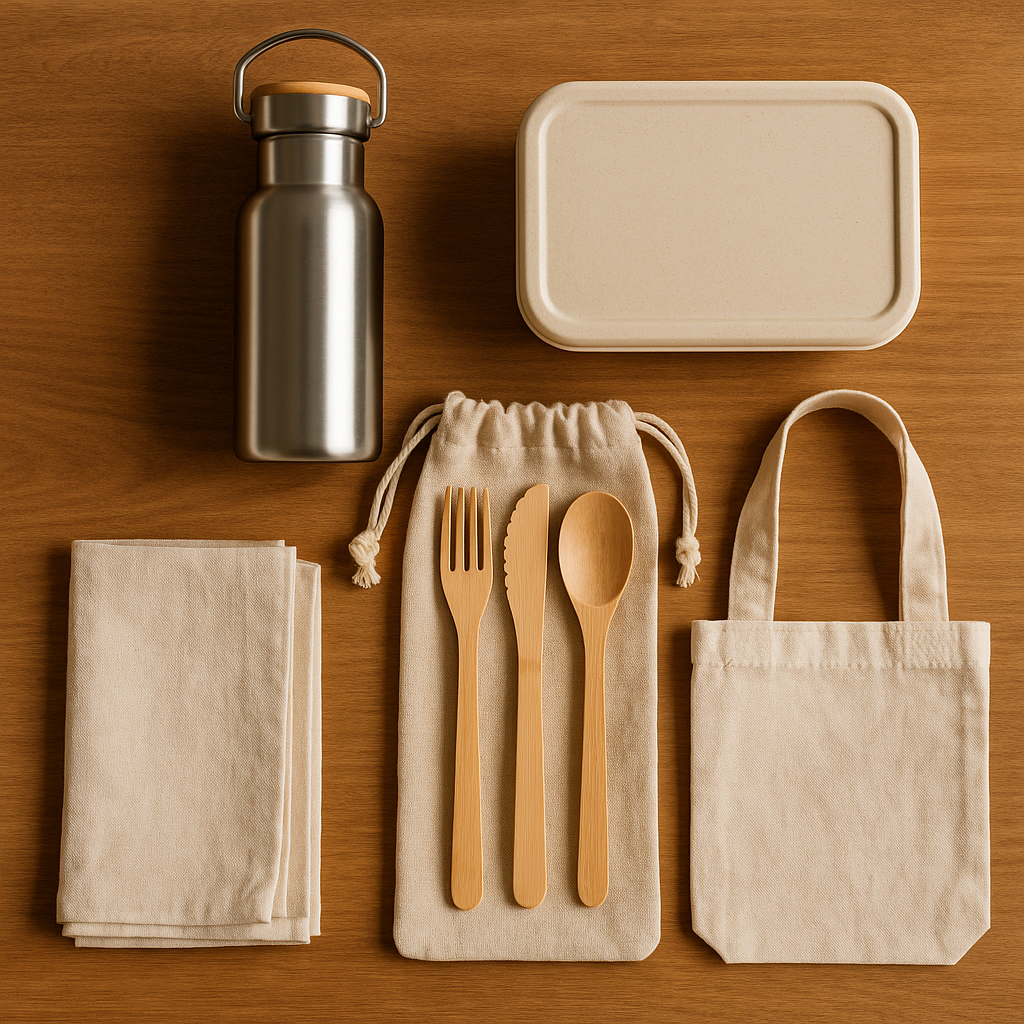 kit zéro-déchet nomade