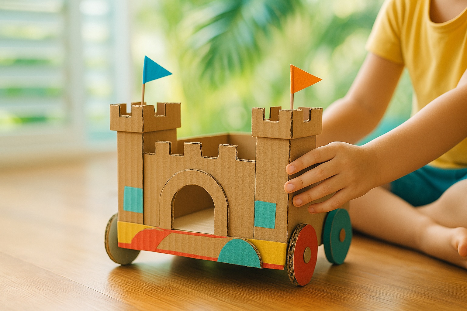 Créer des jouets en carton récupéré — astuce écologique