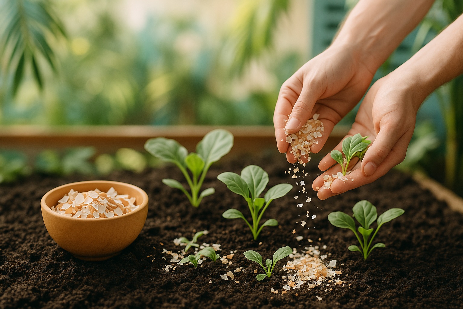 Réutiliser les coquilles d'œufs au jardin — astuce écologique